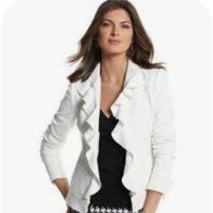 COPY - Ruffle-Front Ponte Jacket